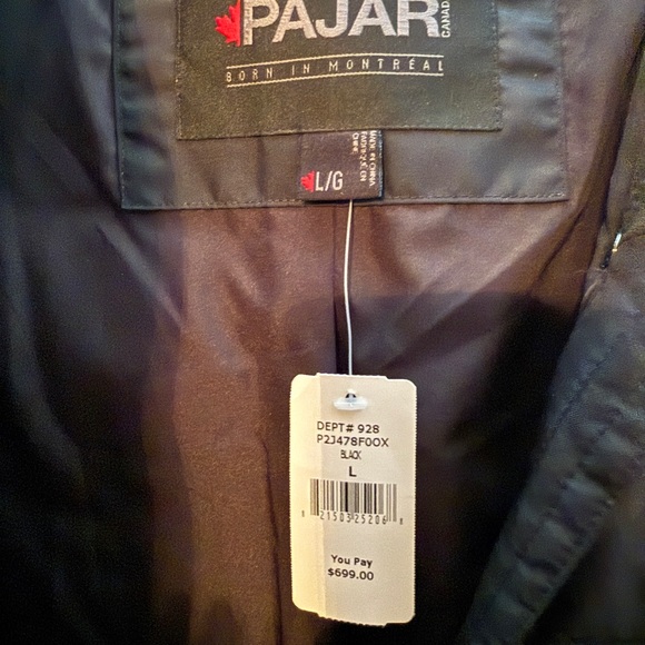 Pajar quilted Jacket with Faux. Size L - Picture 6 of 13